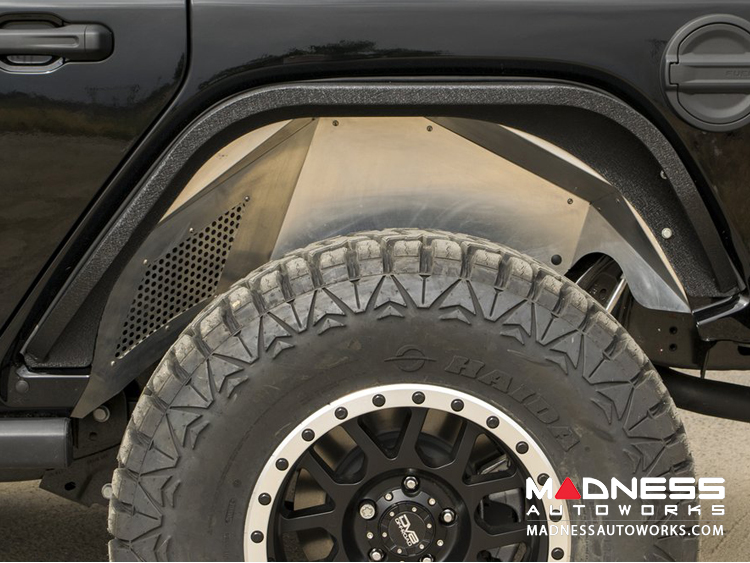 Jeep Wrangler JL Slim Fenders w/ LED Turn Signal Lights MADNESS